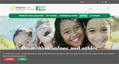 Desktop Screenshot of ethicseducationforchildren.org